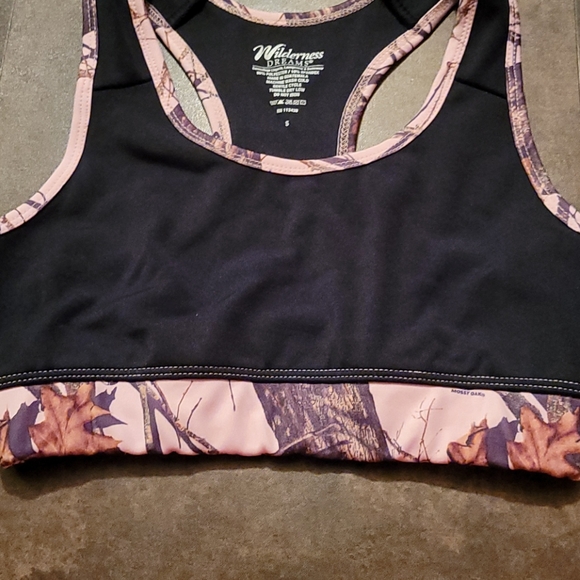 Pink Camo Shorts and Bra Set - Picture 4 of 5